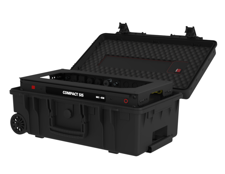 Santosom Integrated Solutions® (SIS) for Wireless in Plastic Case 1x MIC, 1x IEM, SHURE & SENNHEISER