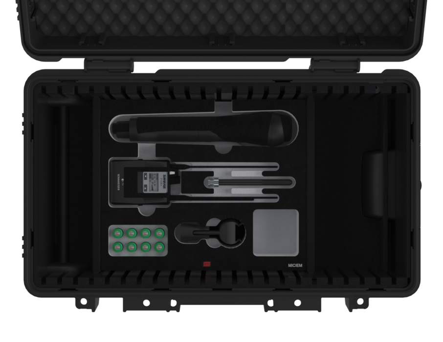 Santosom Integrated Solutions® (SIS) for Wireless in Plastic Case 1x MIC, 1x IEM, SHURE & SENNHEISER