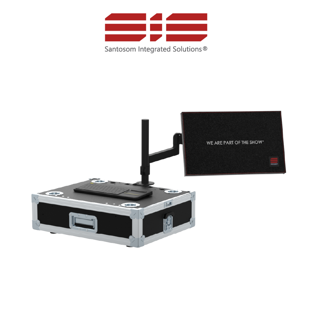 Santosom Integrated Solutions® (SIS) for Computer Kit, NUC U7 + 22" Monitor