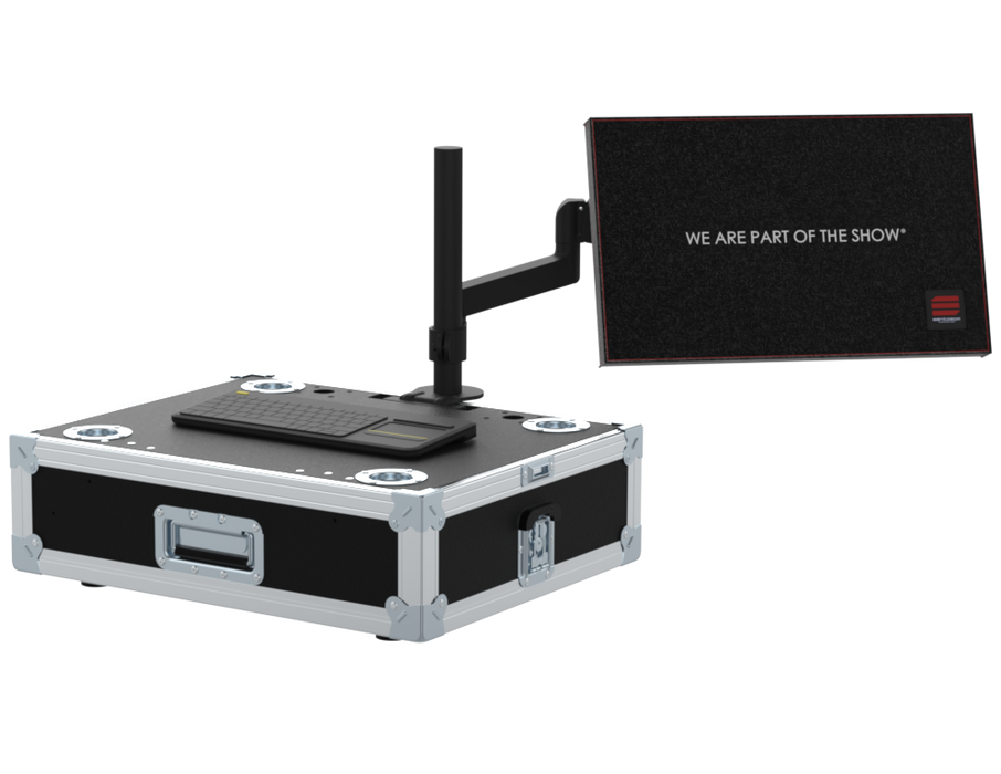 Santosom Integrated Solutions® (SIS) for Computer Kit, NUC U7 + 22" Monitor