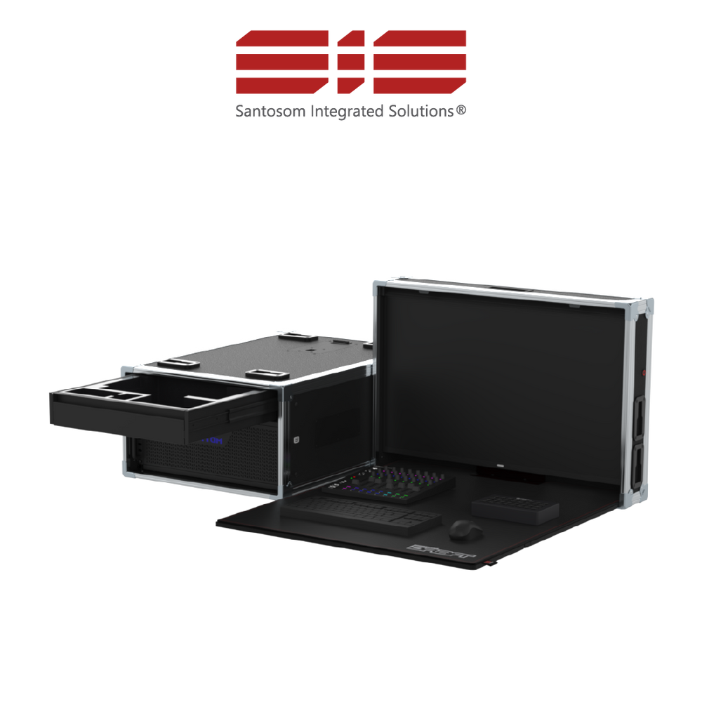 Santosom Integrated Solutions® (SIS) for Regie Rack + Workstation