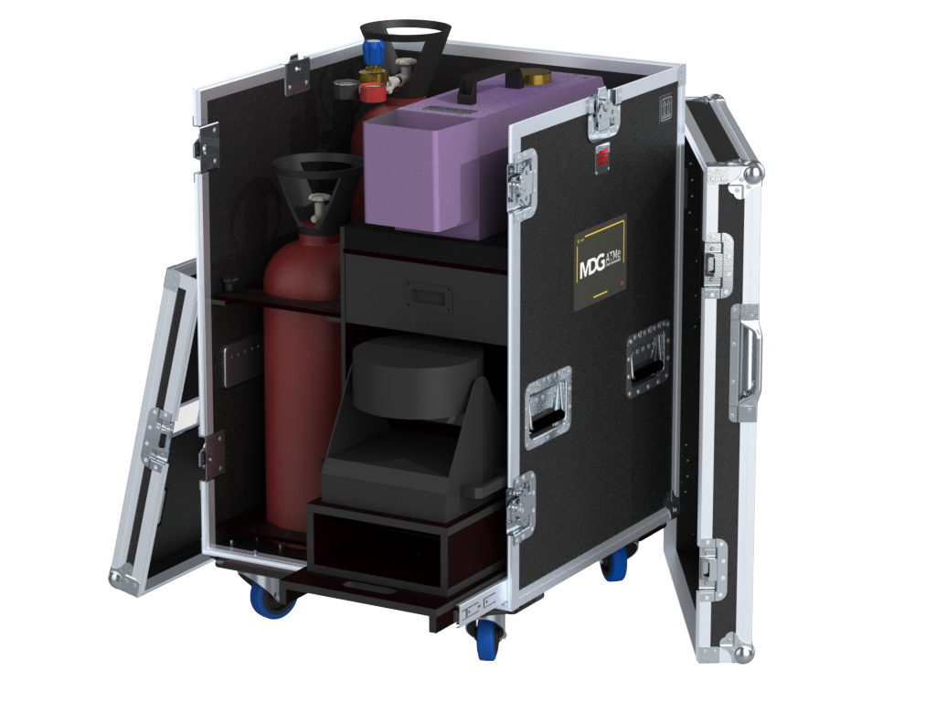 Santosom Flight case PRO, MDG Fog ATMOSPHERE APS (gas 1000)