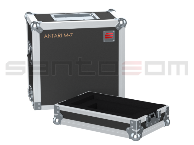 Santosom Flight case, Antari M-7 RGBA
