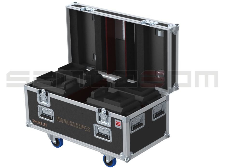 Santosom Flight Case PRO, 4x Magic FX SmokeJet