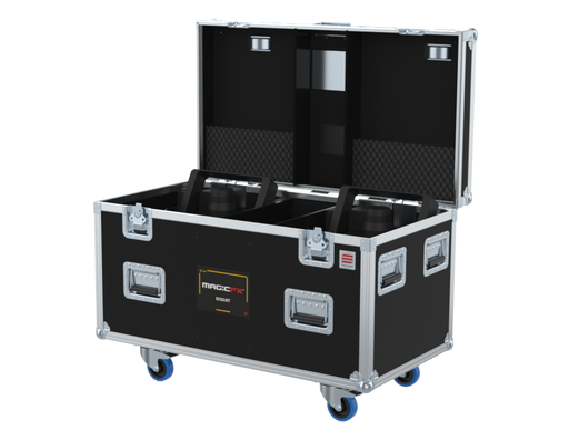 SANTOSOM Flight case, 2x Magic FX Eco2Jet