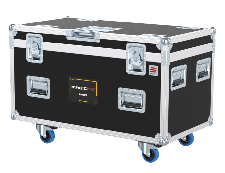 SANTOSOM Flight case, 2x Magic FX Eco2Jet