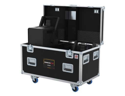 SANTOSOM Flight case, 2x Magic FX Eco2Jet