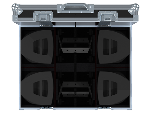 Santosom Cabinet Flight case PRO, 4x D&B E8+ Brakets Off