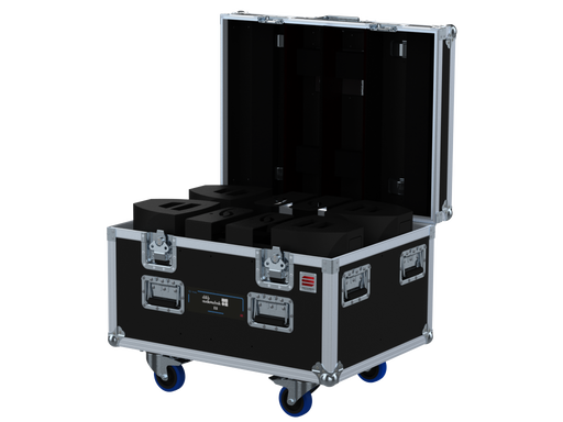 Santosom Cabinet Flight case PRO, 4x D&B E8+ Brakets Off