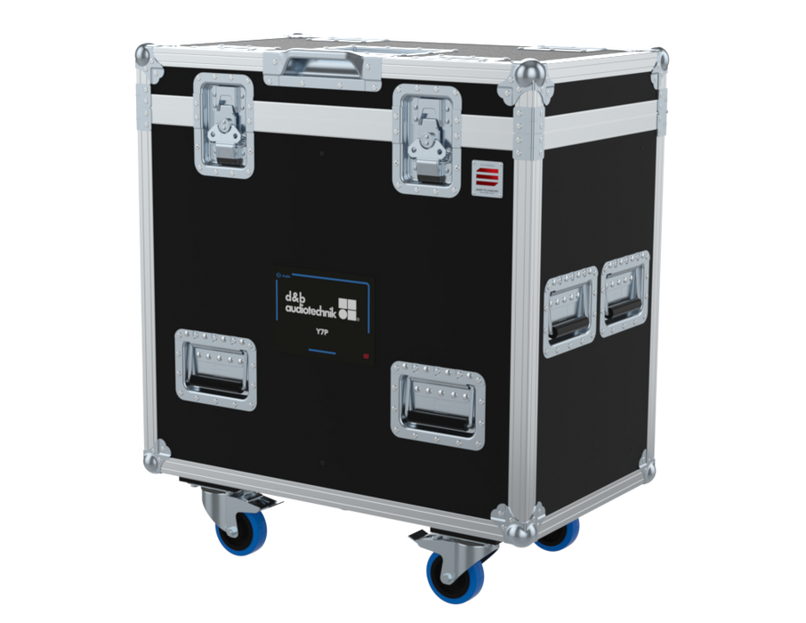 Santosom Cabinet Flight case PRO, 2x D&B Y7P/Y10P (Bracket on)