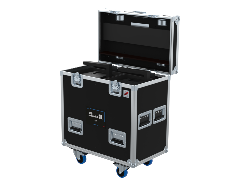 Santosom Cabinet Flight case PRO, 2x D&B Y7P/Y10P (Bracket on)