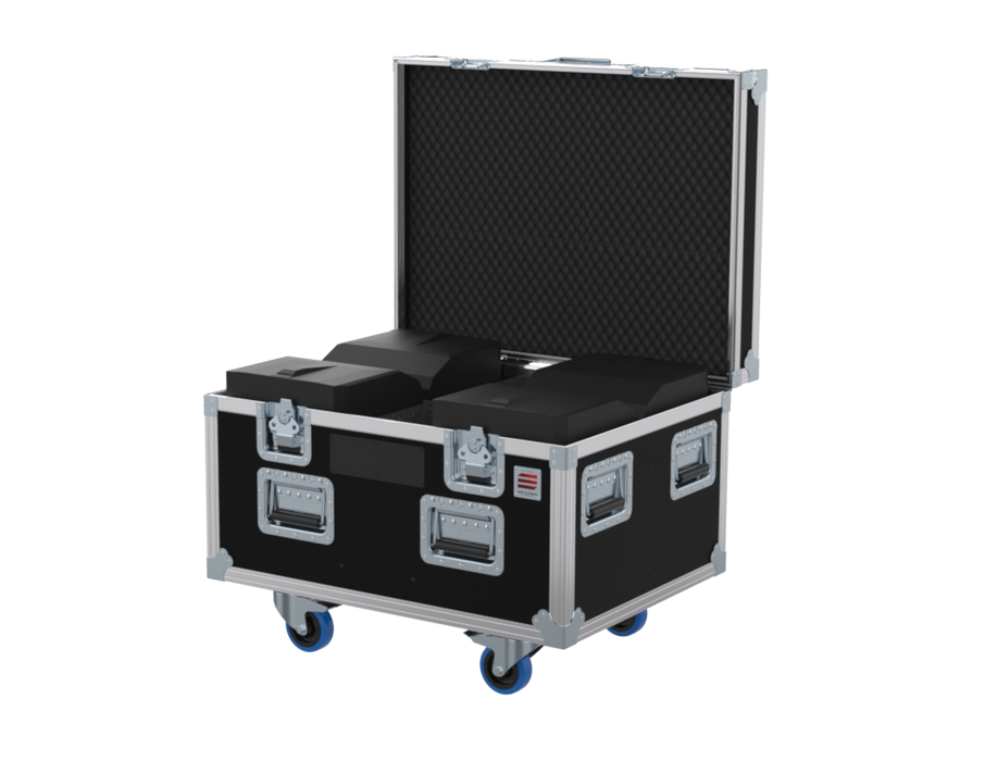 SANTOSOM POINT SOURCE Flight Case, 4x Electro Voice Everse 8