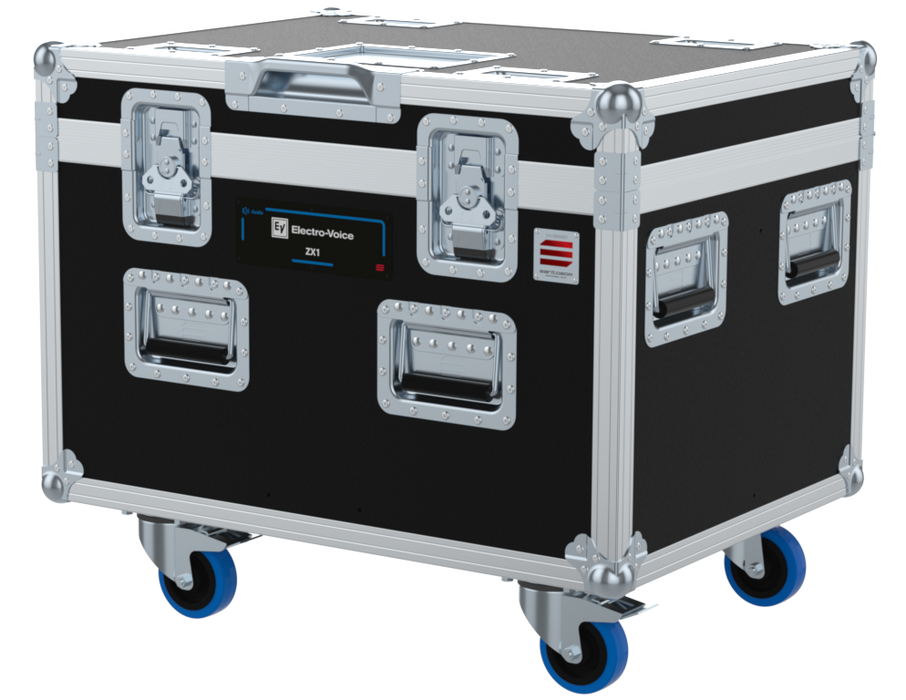 Santosom Cabinet Flight Case, 4x Electro Voice ZX1