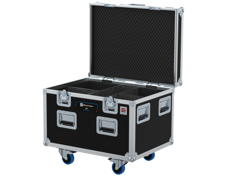 Santosom Cabinet Flight Case, 4x Electro Voice ZX1