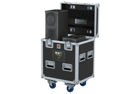 SANTOSOM Cabinet  Flight case PRO, 2x KV2 AUDIO EX26 (220x274x570)