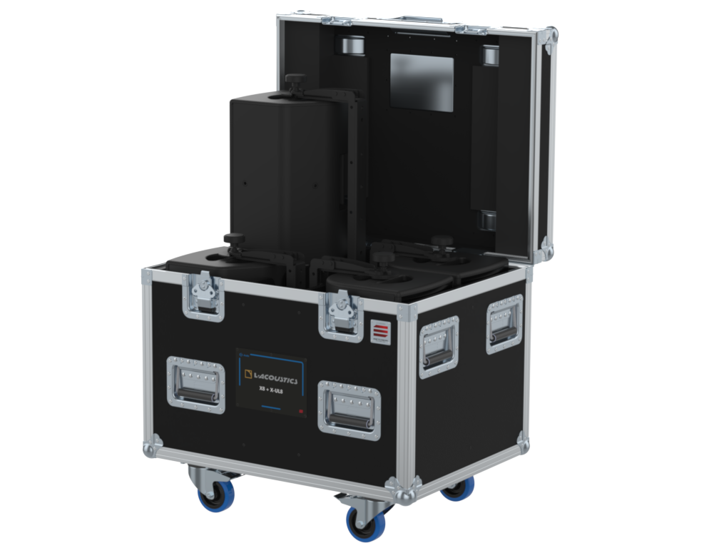 SANTOSOM POINT SOURCE Flight case PRO, 4x L-Acoustics X8 + Access. X-UL8