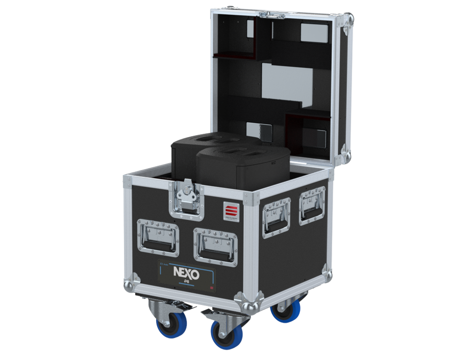 Santosom Cabinet Flight case PRO, 2x NEXO P8 (423x 250x 276)