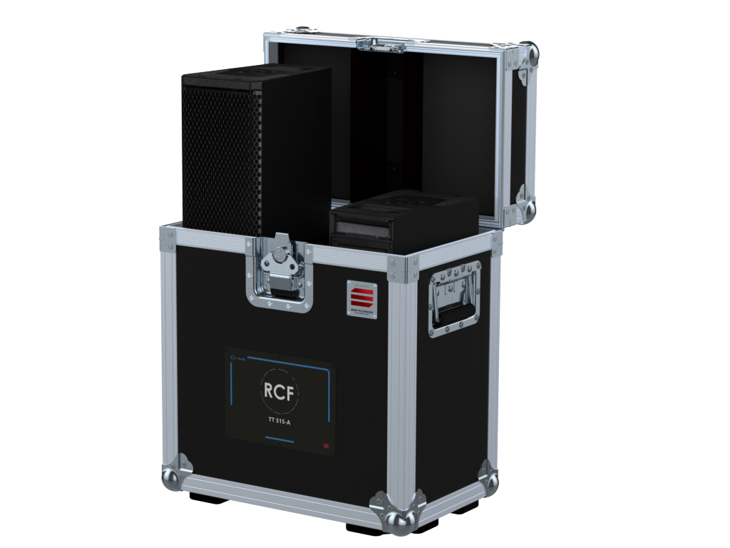 SANTOSOM Flight case STD, 2x RCF TT 515-A