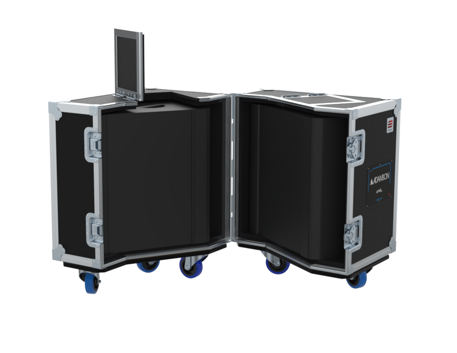 SANTOSOM POINT SOURCE Flight Case PRO, 2x Adamson MG10