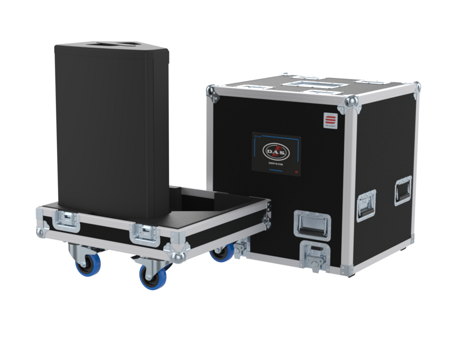 SANTOSOM POINT SOURCE Flight case, 2x DAS Audio EVENT M-210A