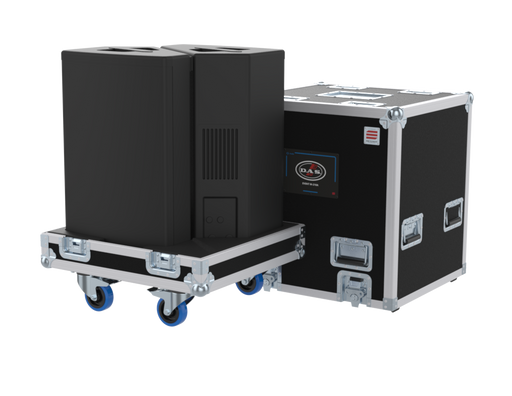 SANTOSOM POINT SOURCE Flight case, 2x DAS Audio EVENT M-210A