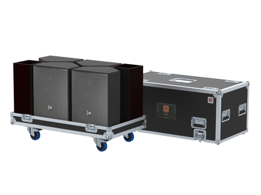Santosom Cabinet Flight case PRO, 4x JBL VTX F12