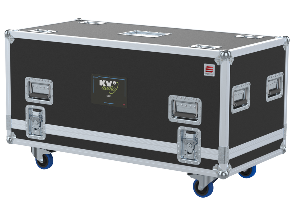 SANTOSOM Cabinet  Flight case PRO, 2x KV2 Audio EX1.5 SUB (550x570x510)