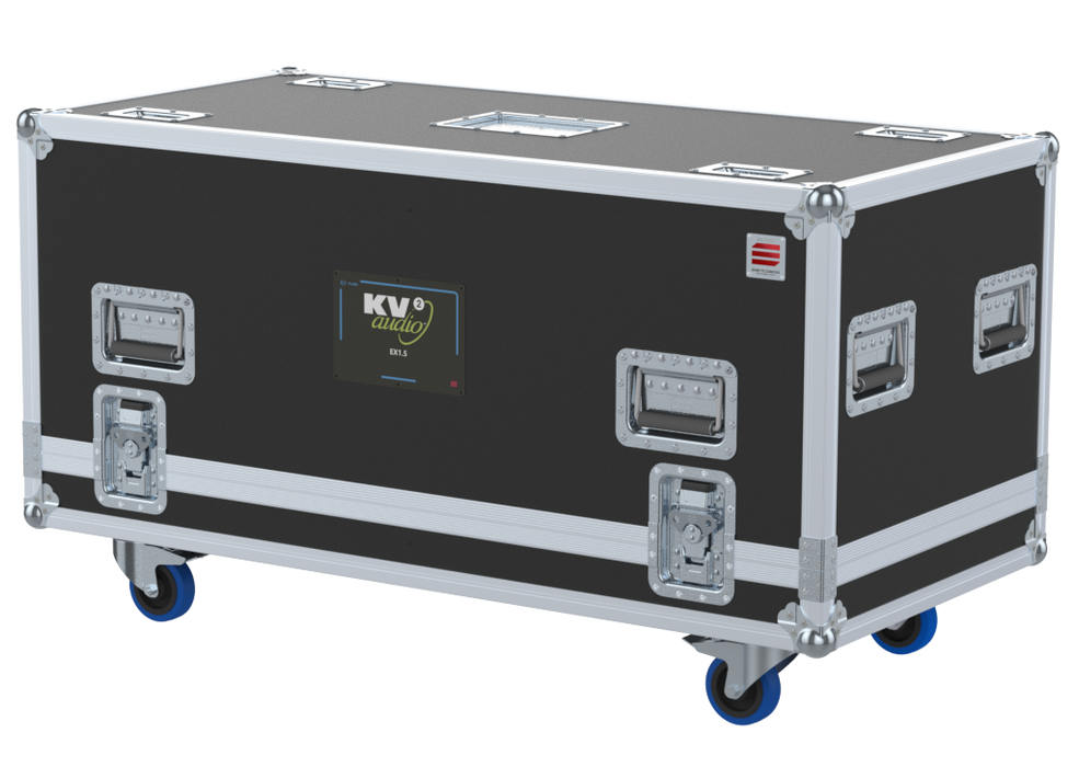 SANTOSOM Cabinet Flight case PRO, 2x KV2 Audio EX1.5 SUB (550x570x510)