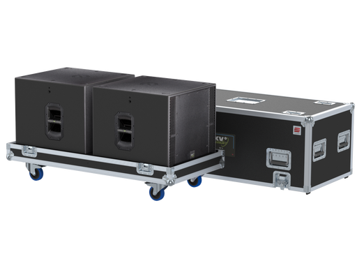 SANTOSOM Cabinet Flight case PRO, 2x KV2 Audio EX1.5 SUB (550x570x510)