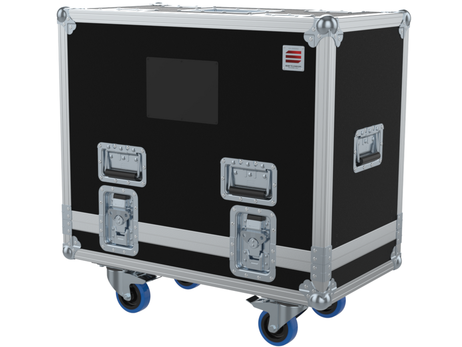 SANTOSOM POINT SOURCE Flight case, 2x Martin Audio X12