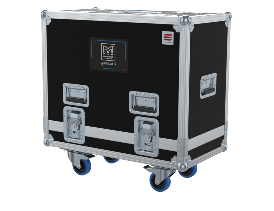 SANTOSOM POINT SOURCE Flight case, 2x Martin Audio X12