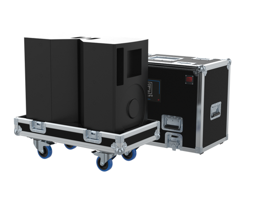 SANTOSOM POINT SOURCE Flight case, 2x Martin Audio X12