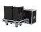 SANTOSOM POINT SOURCE Flight case, 2x Martin Audio X12