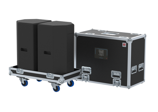 Santosom Cabinet Flight case PRO, 2x Martin Audio XP15