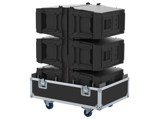 Santosom Cabinet Flight Case PRO, 6x Norton ALS1