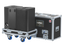 Santosom Cabinet Flight case, 2x QSC E110