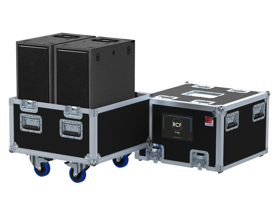 Santosom Cabinet Flight case PRO, 2x RCF TT 808