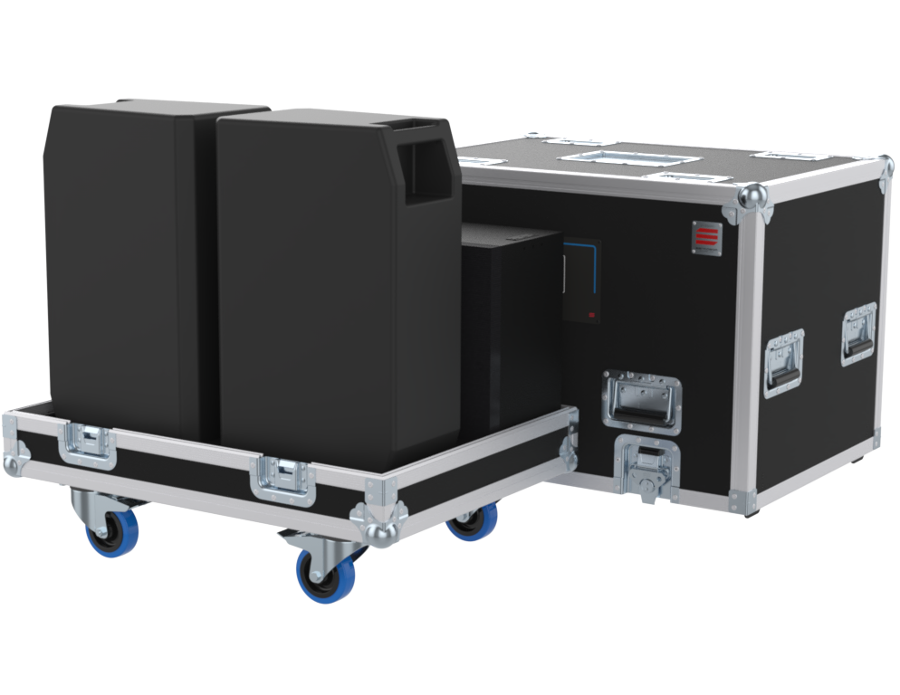 SANTOSOM POINT SOURCE Flight case PRO, 2x TT Audio GT8