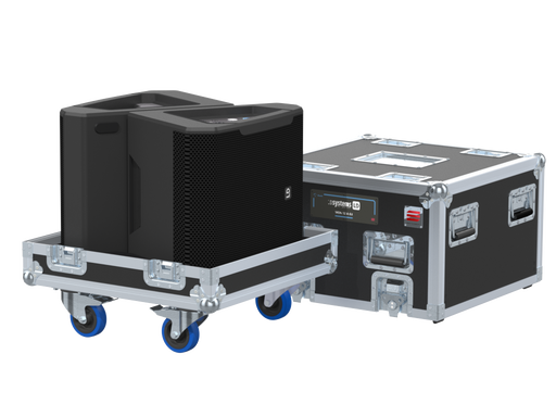 Santosom Monitor Flight Case, 2x LD Systems MON 12 A G3