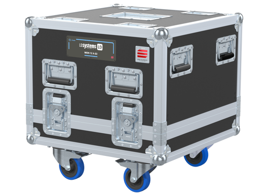 Santosom Monitor Flight Case, 2x LD Systems MON 12 A G3