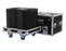 SANTOSOM Flight Case, 2x LD Systems MON 15 A G3