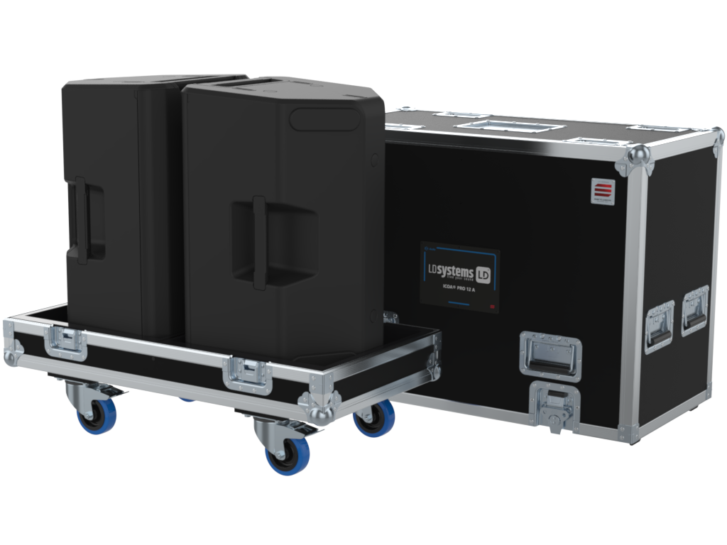 Santosom Cabinet Flight case PRO, 2x LD System ICOA® PRO 12 A