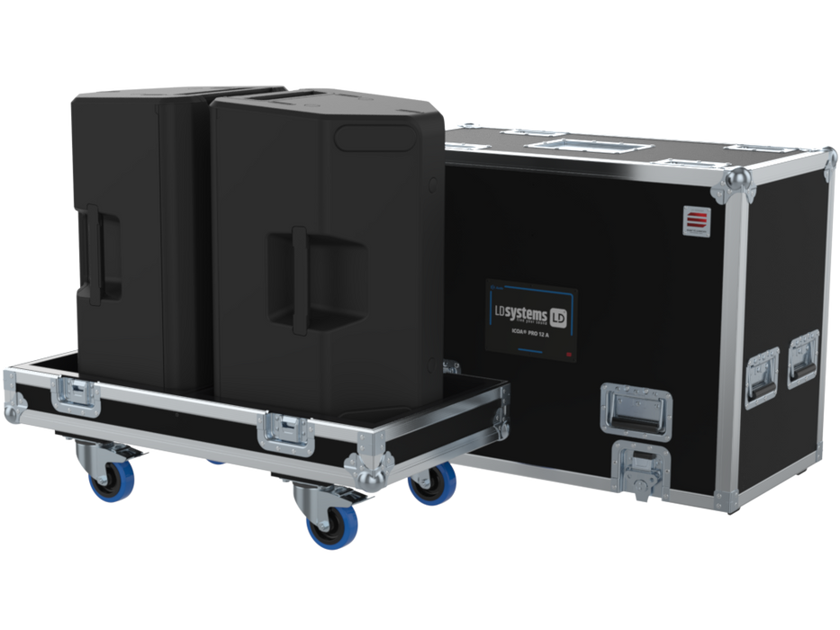 Santosom Cabinet Flight case PRO, 2x LD System ICOA® PRO 12 A