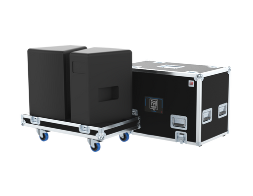 Santosom Cabinet Flight case PRO, 2x Martin Audio THS