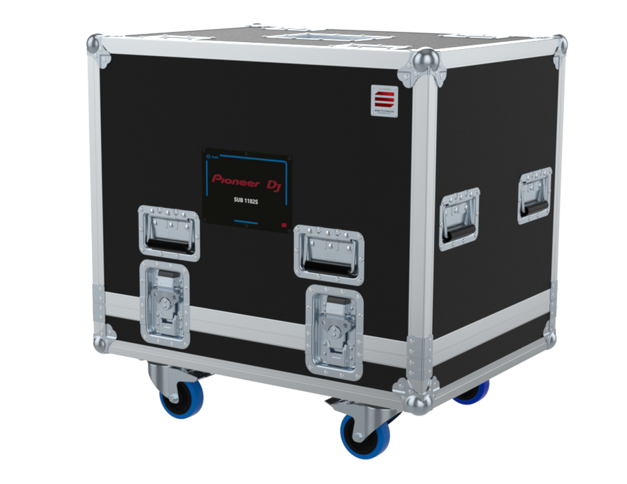 Santosom Monitor Flight Case, 1x PIONEER SUB 1182S