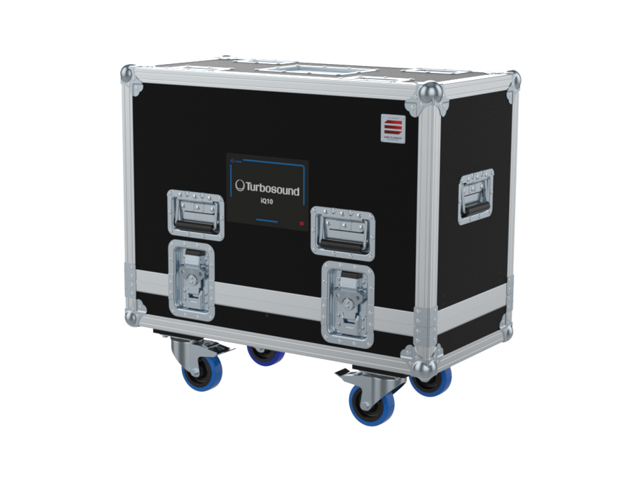 Santosom Cabinet Flight case PRO, 2x Turbosound iQ10