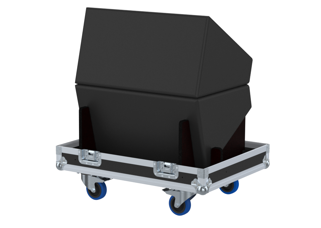 Santosom Cabinet Flight case PRO, 2x Martin Audio TORUS T1230