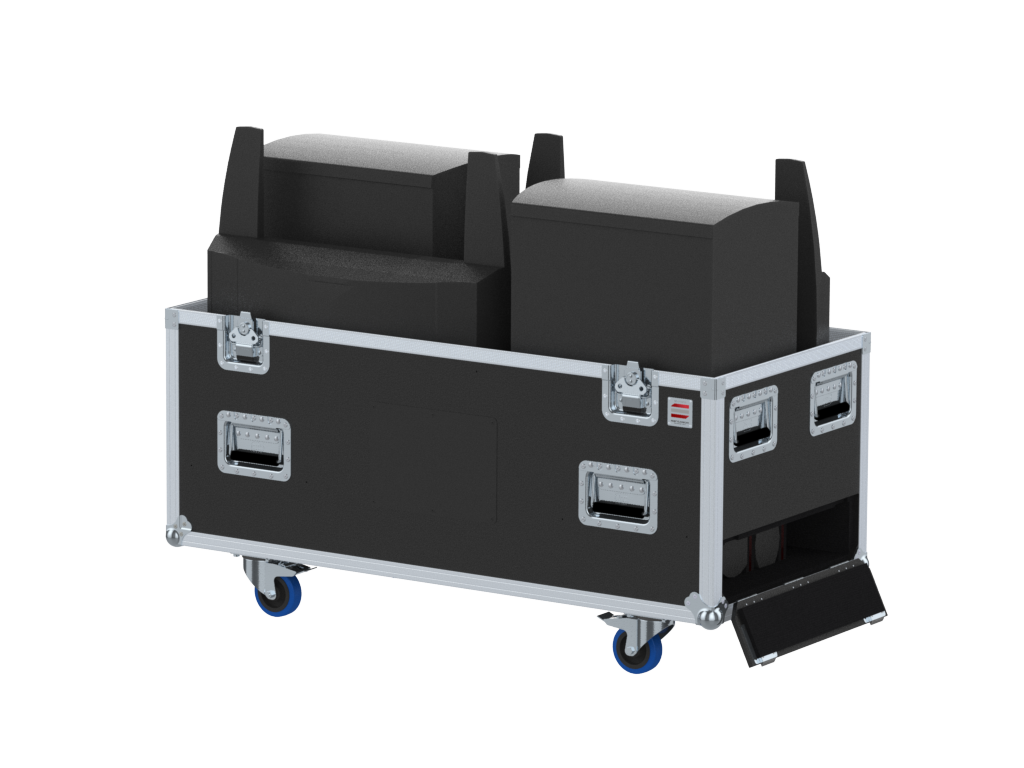 Santosom Cabinet Flight case PRO-2M, 2x Bose L1 Model II System + B2 Bass Mod