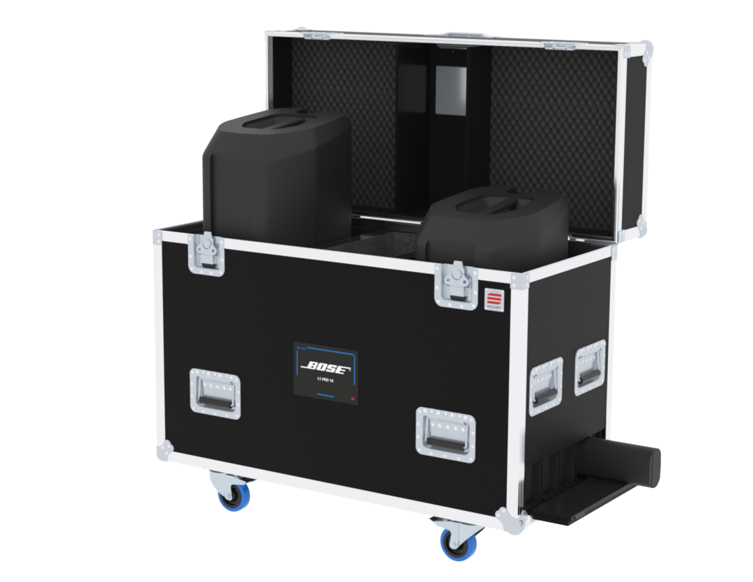 SANTOSOM PORTABLE PA Flight case PRO, 2x BOSE L1 PRO 16