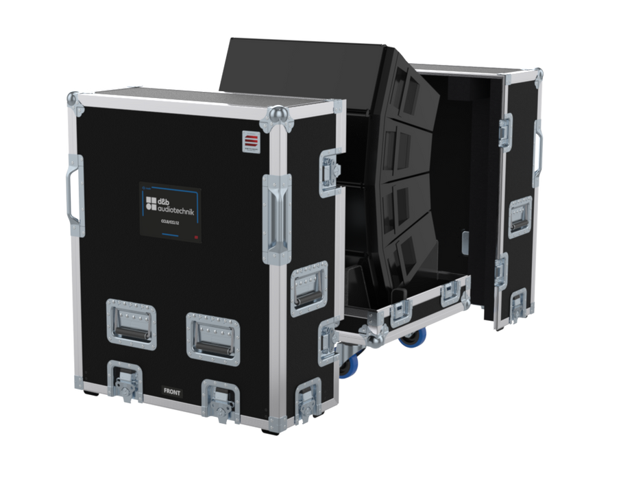 SANTOSOM LINE SOURCE Flight case PRO-3, 4x D&B CCL8/ 12
